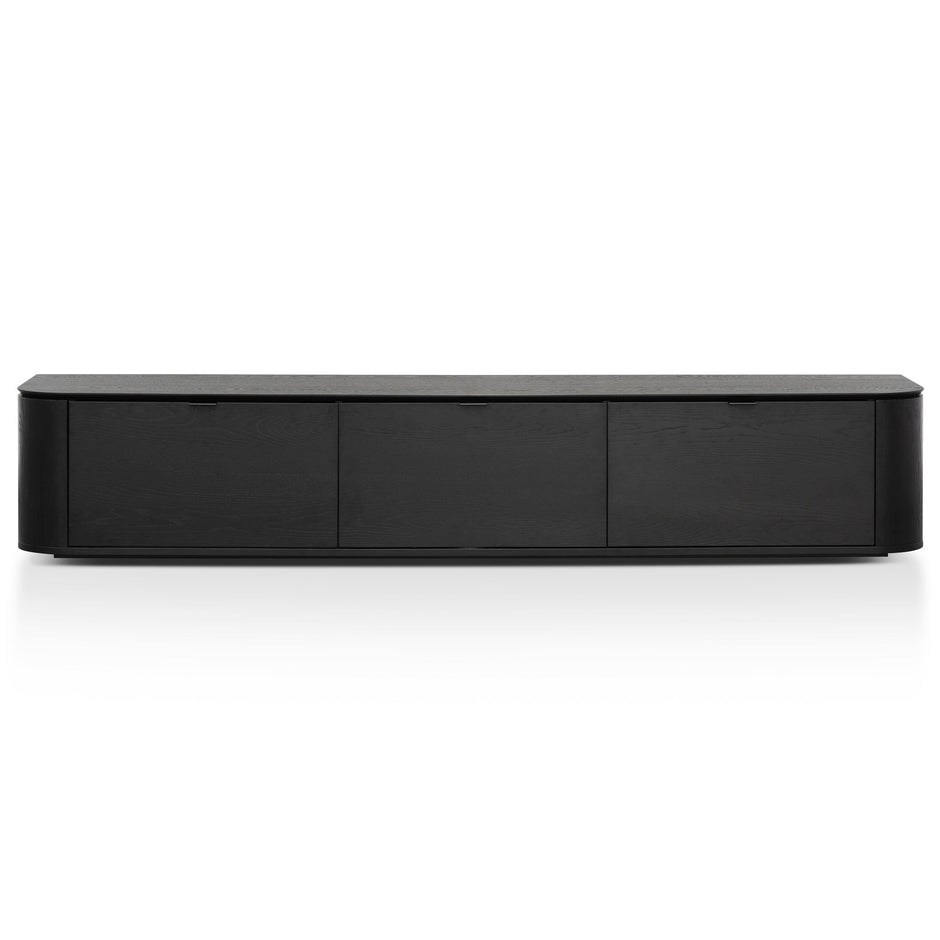 CTV6136-CN 2.4m TV Entertainment Unit - Black Oak