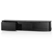 CTV6136-CN 2.4m TV Entertainment Unit - Black Oak