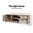 Artiss TV Cabinet Entertainment Unit 132cm Pine Tania