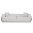 CLC10011-OLS 3 Seater Sofa - Beige Linen