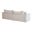 CLC10024-IG 3 Seater Fabric Sofa - Cream