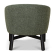 CLC10077-KJ Fabric Armchair - Coral Dark Green