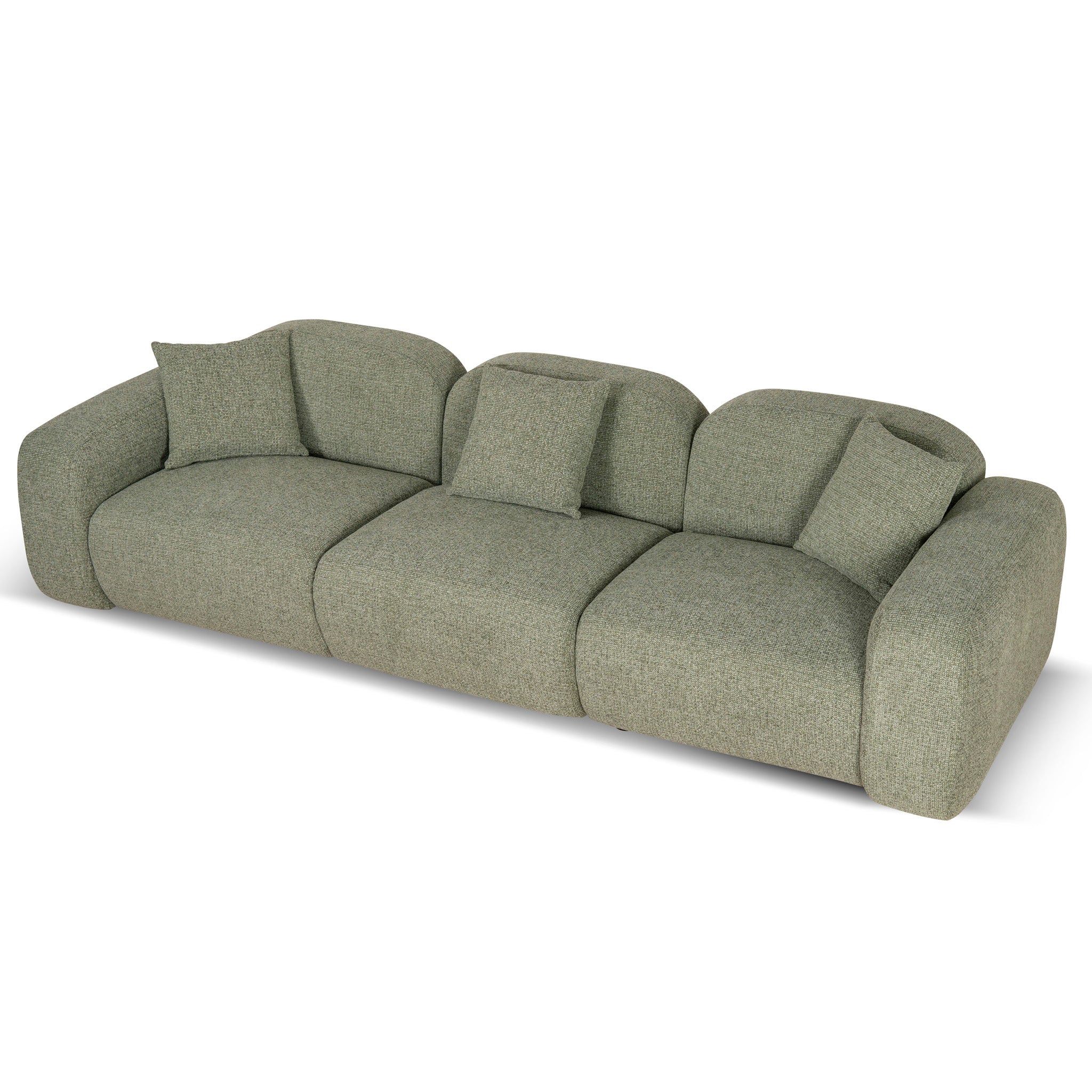 CLC10088-OLS 4 Seater Sofa - Coral Light Green