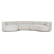 CLC10273-FS Modular Left Chaise Sofa - Coral Natural Linen