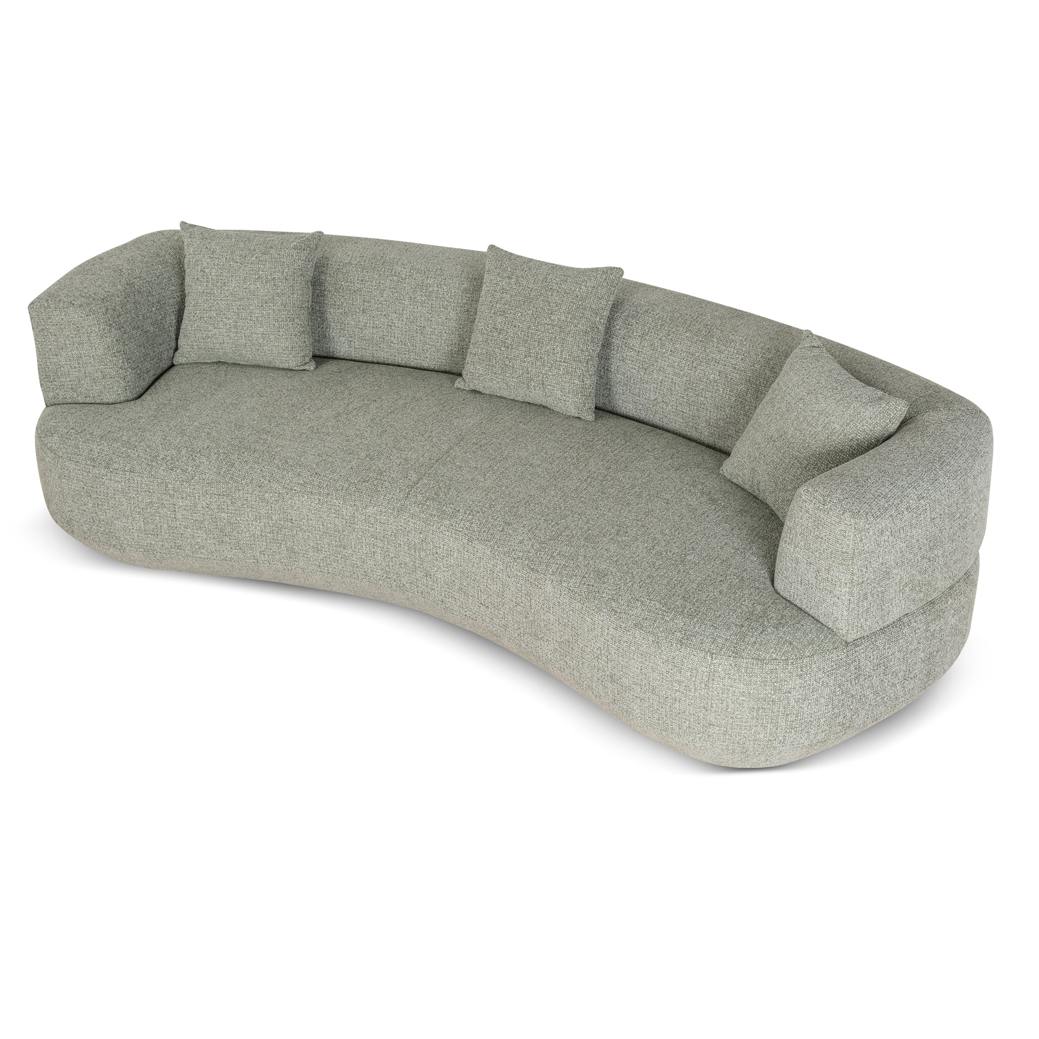 CLC10275-FS 3 Seater Sofa - Coral Light Green