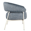 CLC10337-CI Fabric Armchair - Prussian Blue