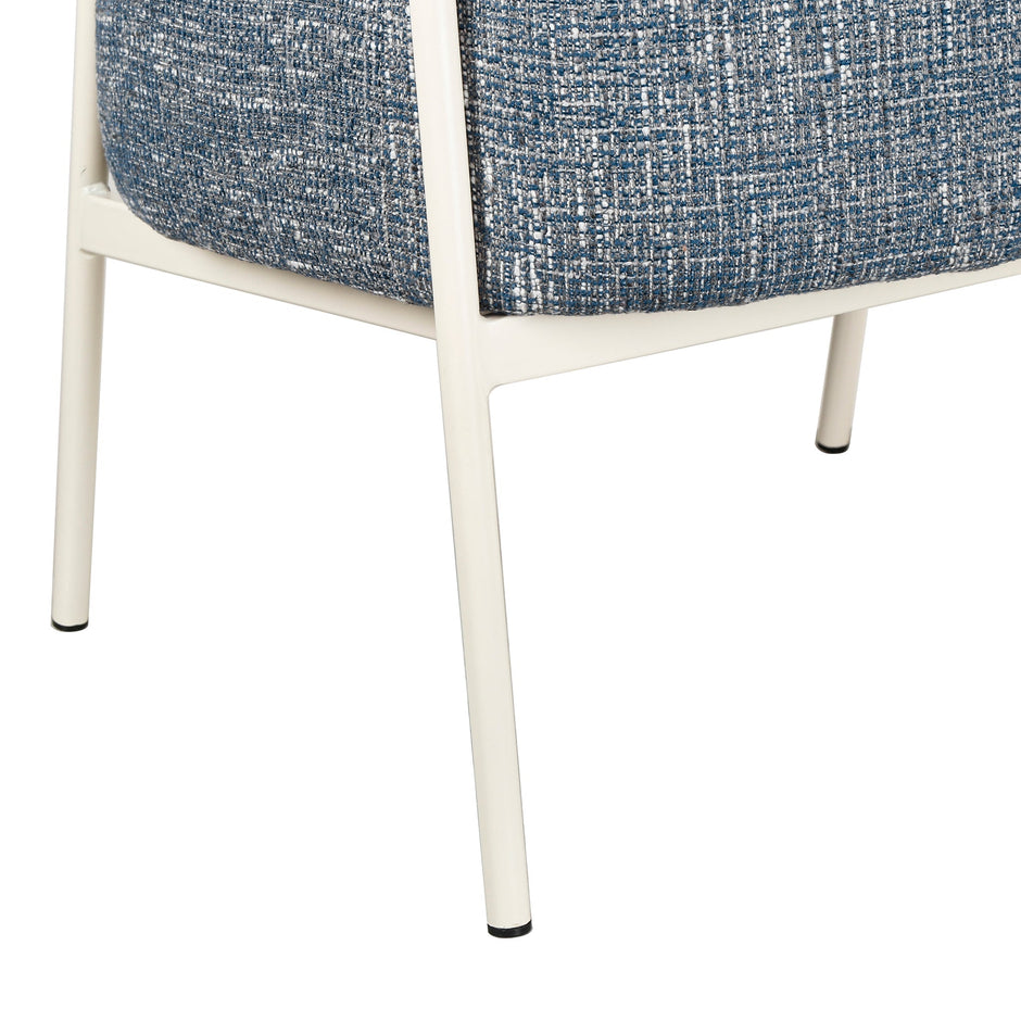 CLC10337-CI Fabric Armchair - Prussian Blue