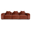 CLC10365-OLS 4 Seater Sofa - Burnt Maroon