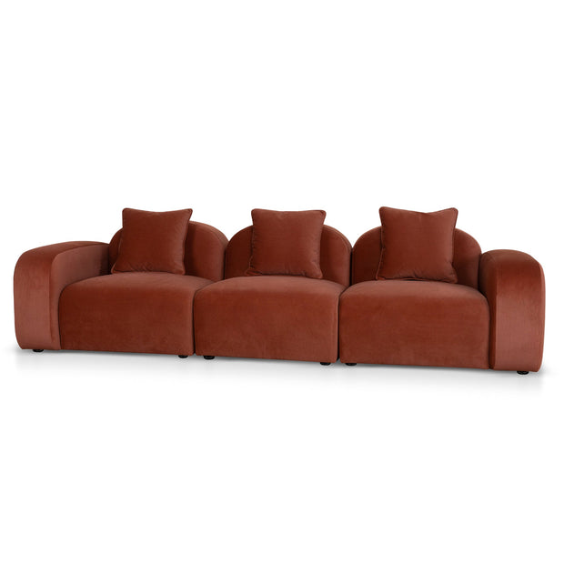 CLC10365-OLS 4 Seater Sofa - Burnt Maroon