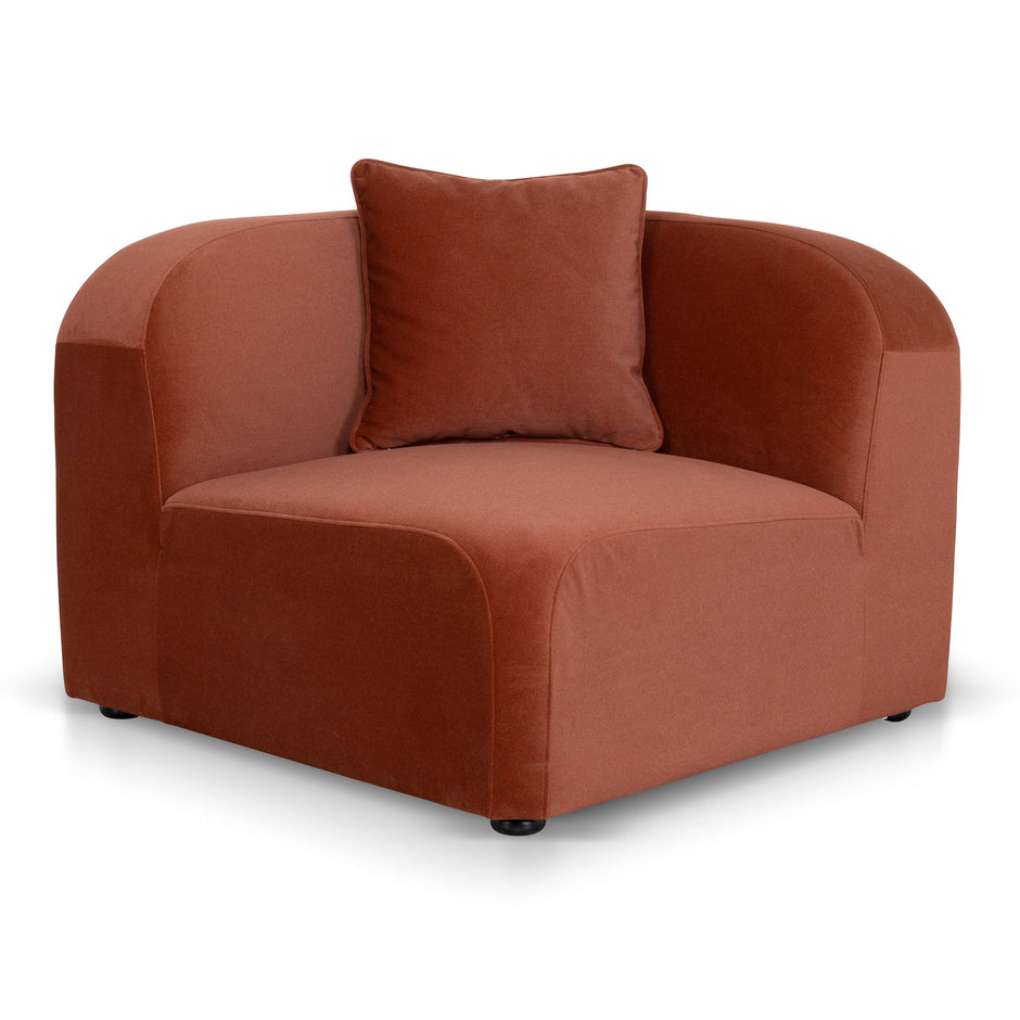 CLC10366-OLS Corner Option for 4 Seater Sofa - Burnt Maroon