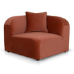 CLC10366-OLS Corner Option for 4 Seater Sofa - Burnt Maroon
