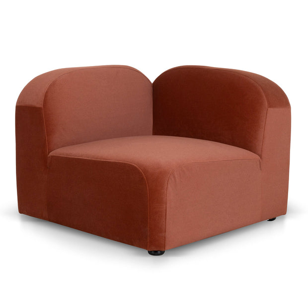 CLC10366-OLS Corner Option for 4 Seater Sofa - Burnt Maroon