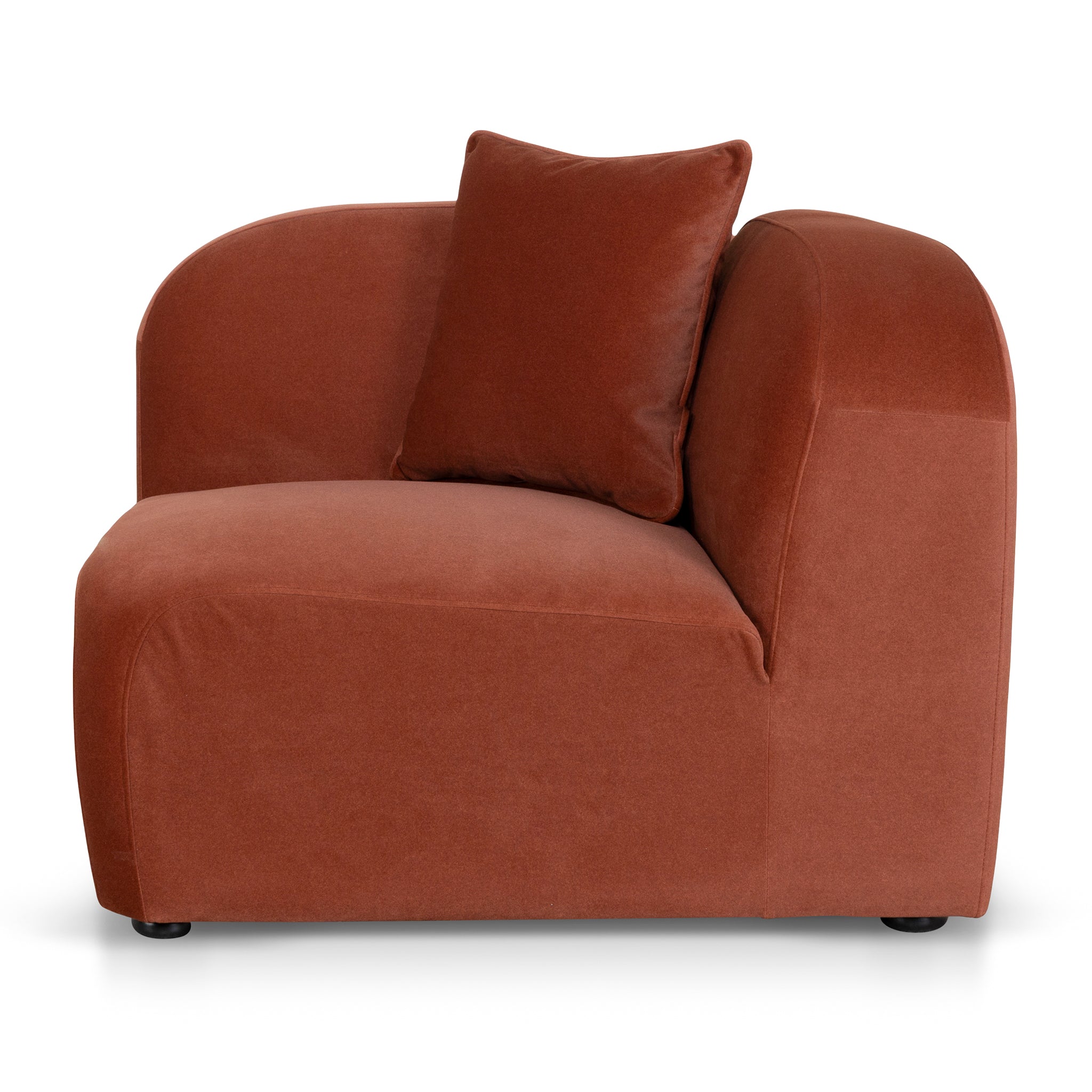 CLC10366-OLS Corner Option for 4 Seater Sofa - Burnt Maroon