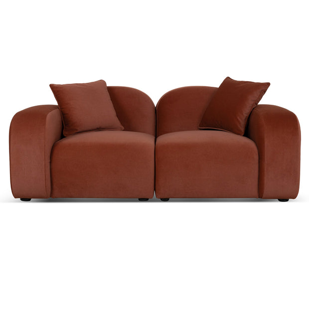 CLC10369-OLS 2 Seater Sofa - Burnt Maroon