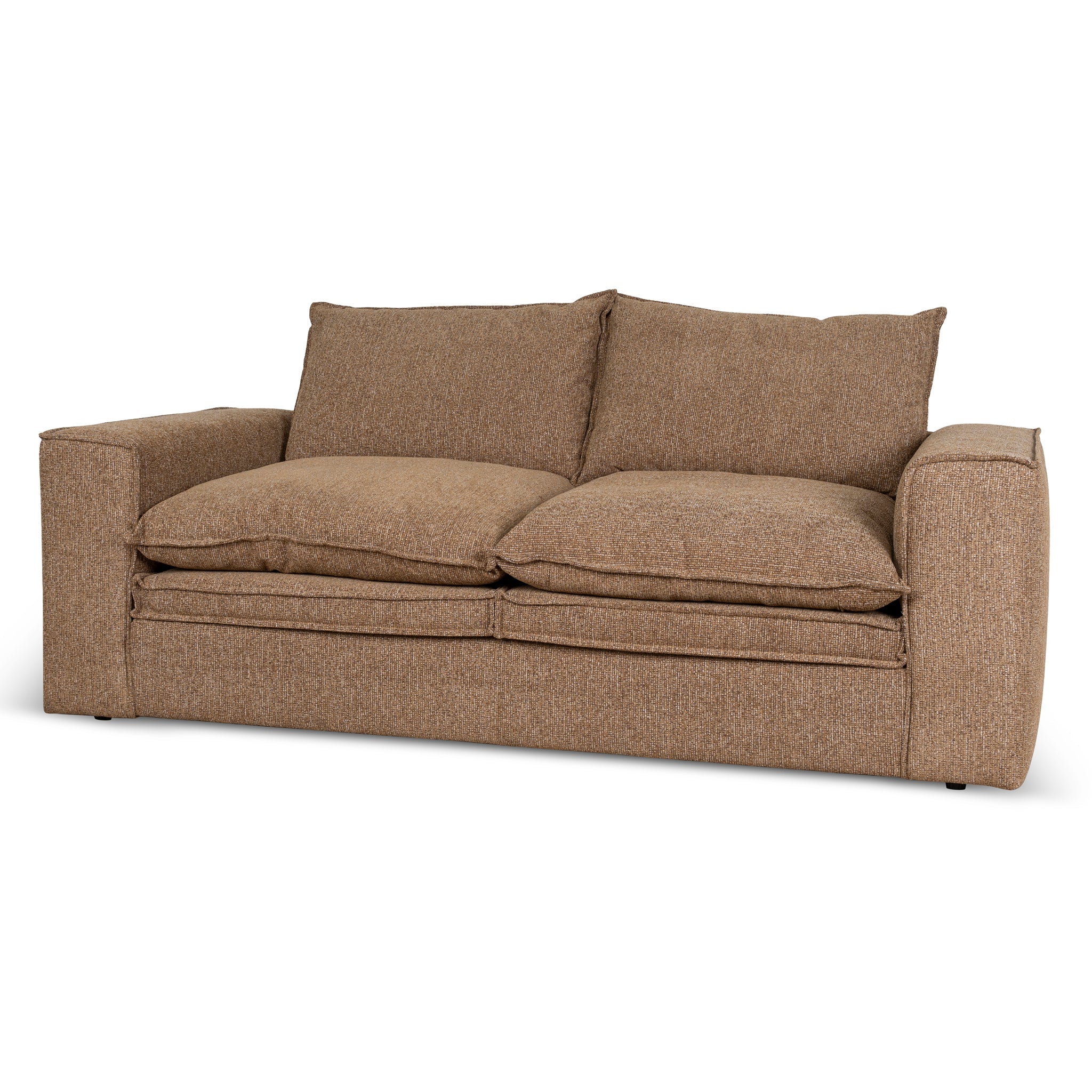 CLC10402-IG 2 Seater Fabric Sofa - Almond Brown