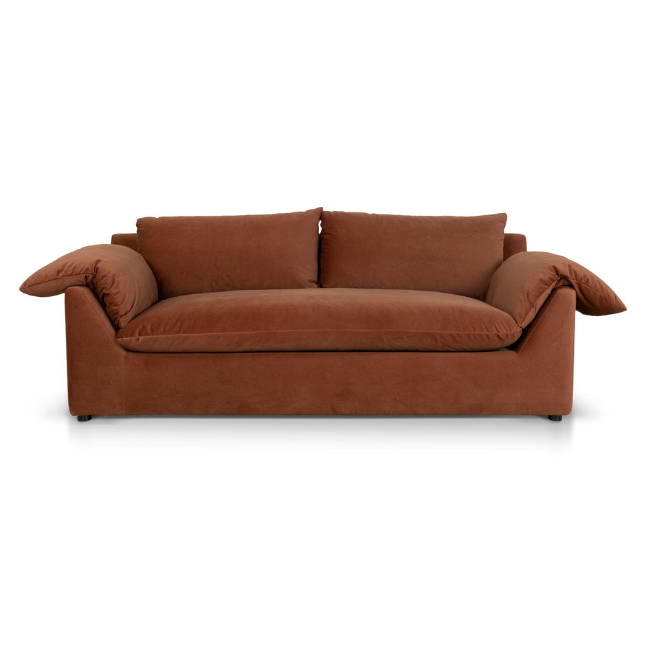 CLC10420-CA 3 Seater Sofa - Burnt Brown