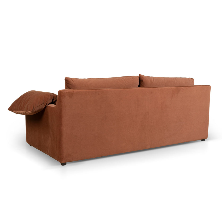 CLC10420-CA 3 Seater Sofa - Burnt Brown