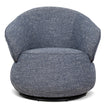 CLC10458-KJ Swivel Armchair - Prussian Blue