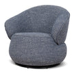 CLC10458-KJ Swivel Armchair - Prussian Blue
