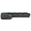 CLC10471-KSO Left Chaise Modular Sofa - Moss Green
