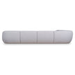 CLC10482-KSO Extended Corner Fabric Sofa - Taupe Beige