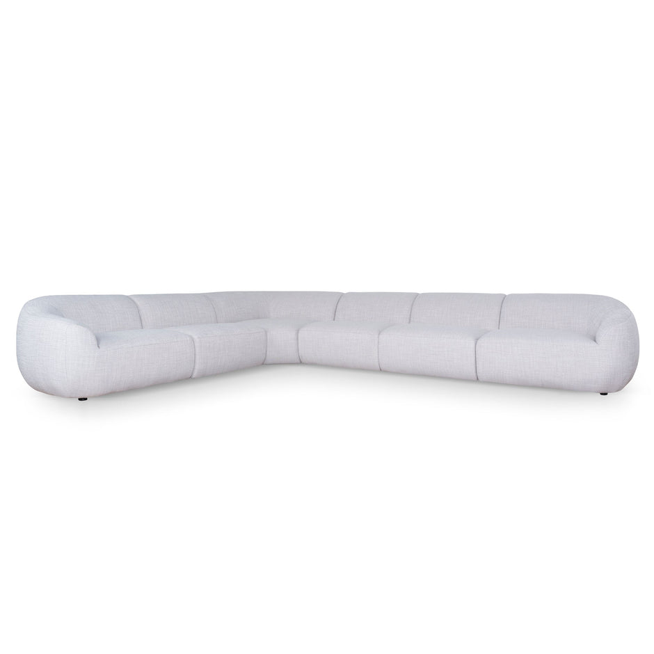 CLC10482-KSO Extended Corner Fabric Sofa - Taupe Beige