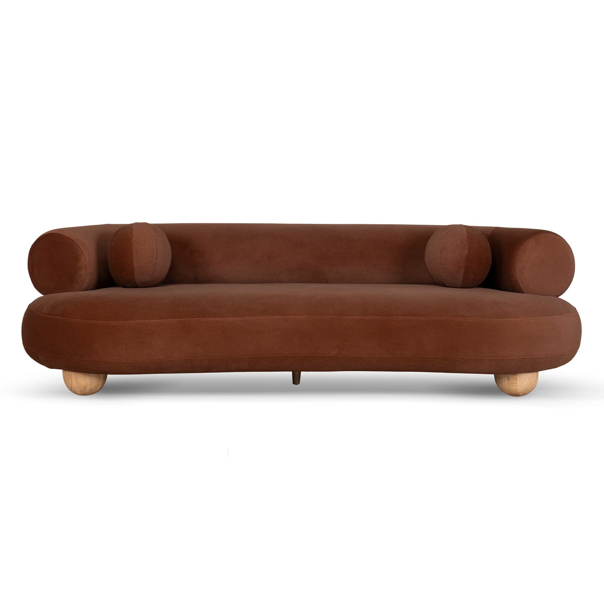 CLC10492-CA 3 Seater Sofa - Burnt Brown