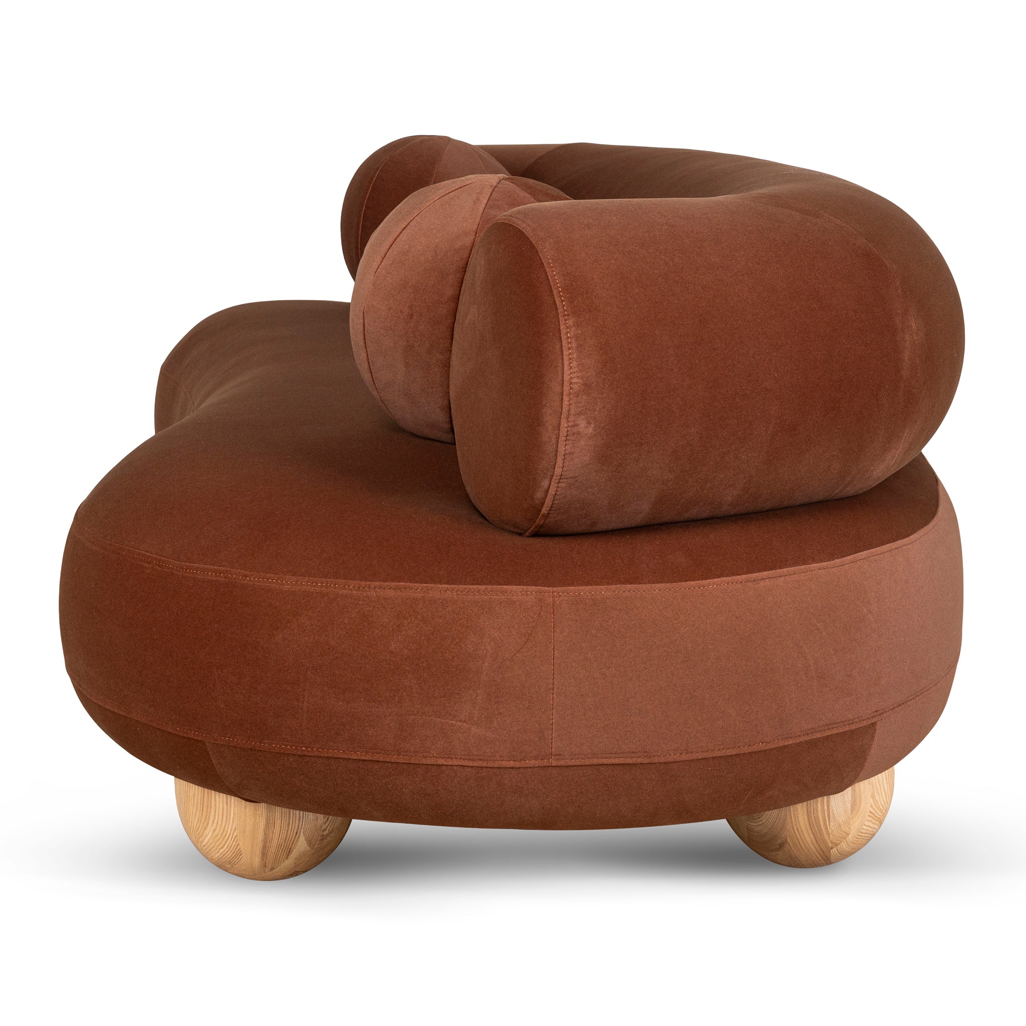CLC10492-CA 3 Seater Sofa - Burnt Brown