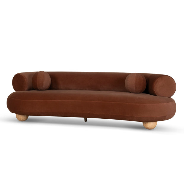 CLC10492-CA 3 Seater Sofa - Burnt Brown