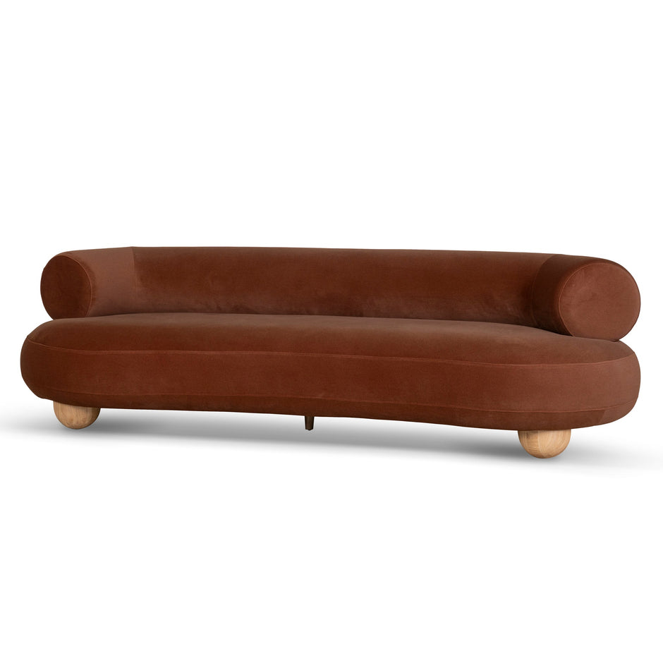 CLC10492-CA 3 Seater Sofa - Burnt Brown
