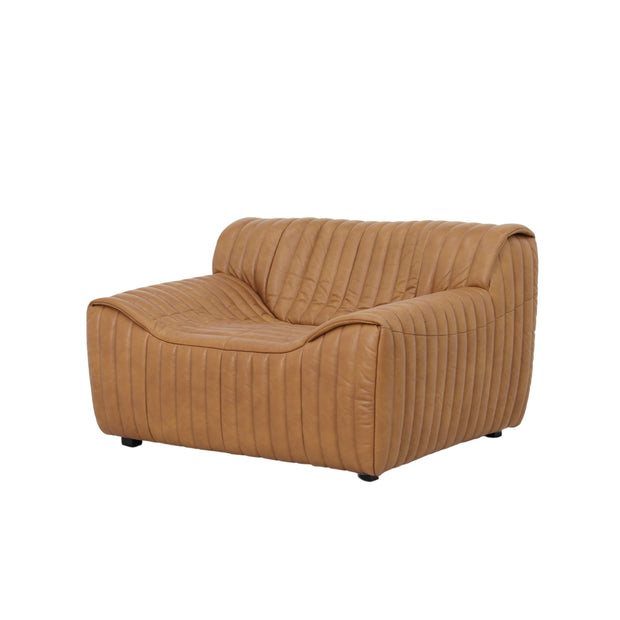 CLC10844-NV Armchair - Amber Tan Leather