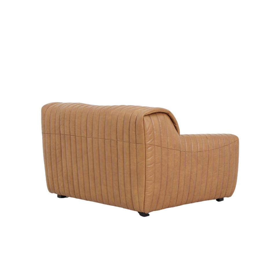 CLC10844-NV Armchair - Amber Tan Leather