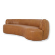 CLC10845-NV 3 Seater Sofa - Amber Tan Leather