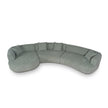 CLC10853-FS Modular Left Chaise Sofa - Coral Light Green