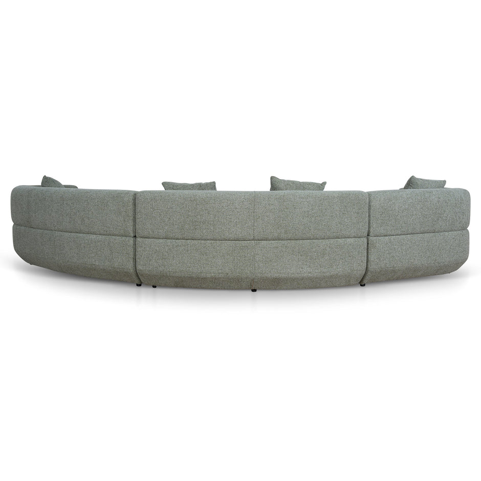 CLC10853-FS Modular Left Chaise Sofa - Coral Light Green