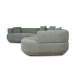 CLC10854-FS Modular Right Chaise Sofa - Coral Light Green
