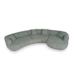 CLC10854-FS Modular Right Chaise Sofa - Coral Light Green