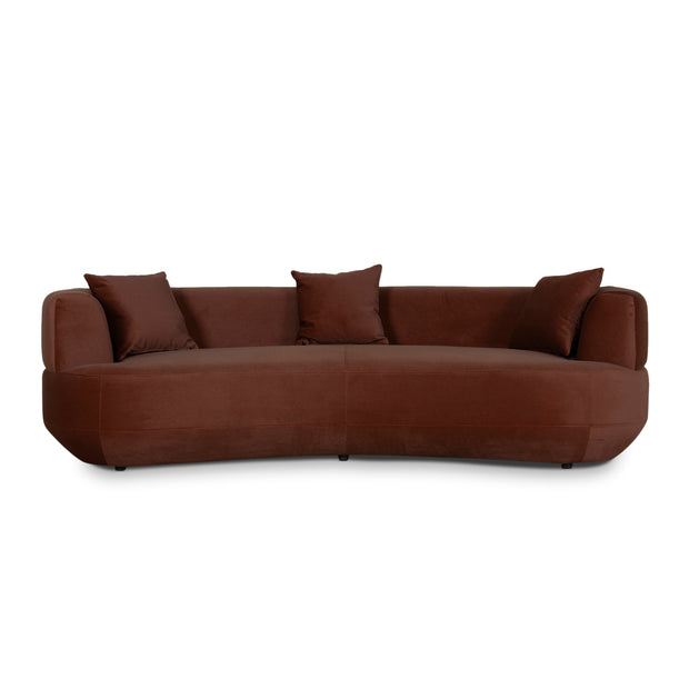 CLC10855-FS 3 Seater Sofa - Burnt Brown