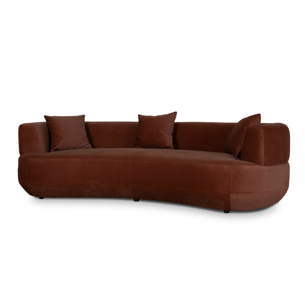 CLC10855-FS 3 Seater Sofa - Burnt Brown