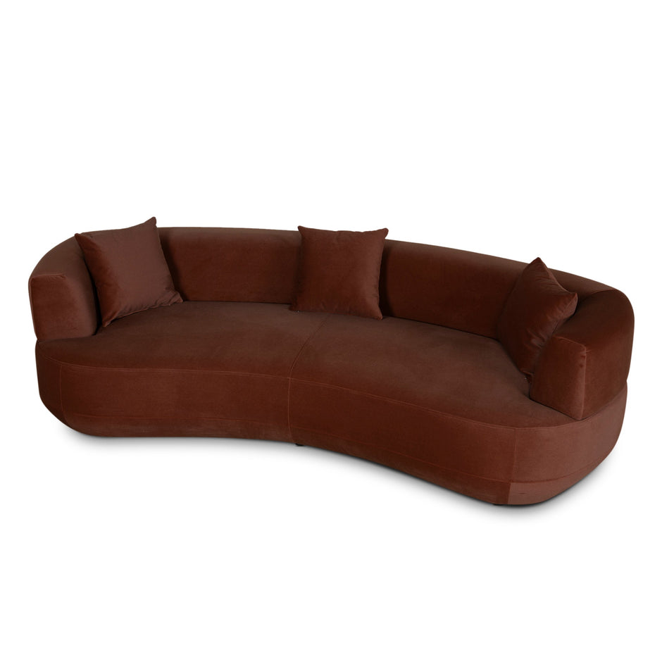 CLC10855-FS 3 Seater Sofa - Burnt Brown