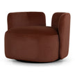 CLC10862-FS Swivel Armchair - Burnt Brown