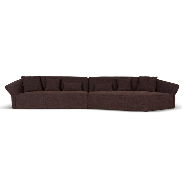 CLC10864-FS Left Open Sofa - Moss Brown