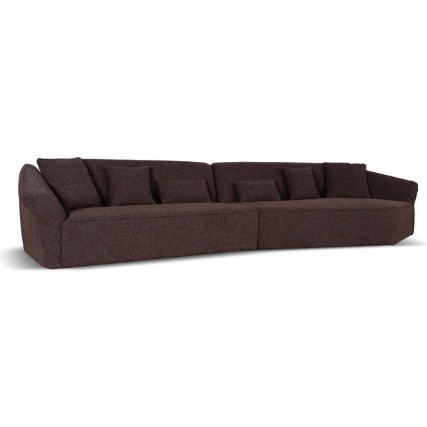 CLC10864-FS Left Open Sofa - Moss Brown
