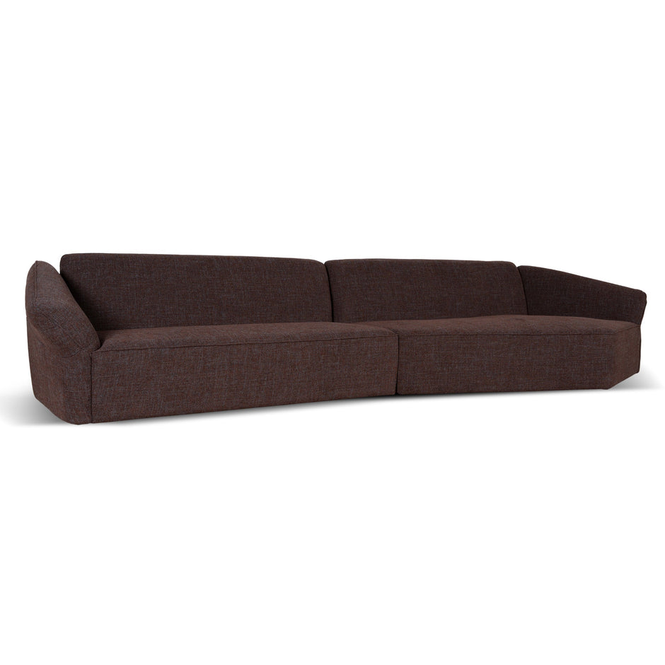 CLC10864-FS Left Open Sofa - Moss Brown