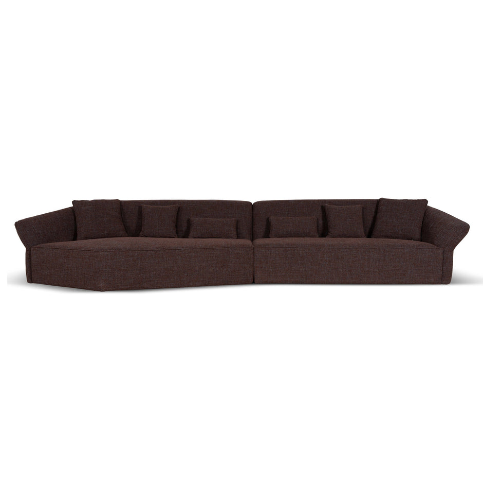 CLC10865-FS Right Open Sofa - Moss Brown