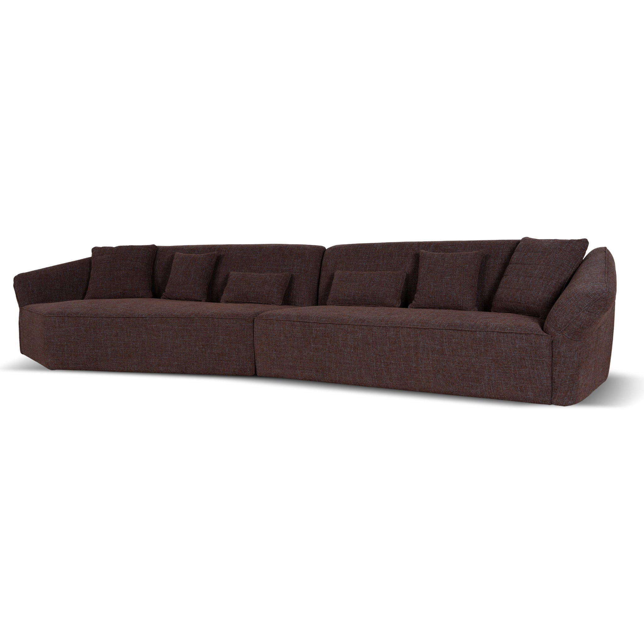 CLC10865-FS Right Open Sofa - Moss Brown