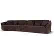 CLC10865-FS Right Open Sofa - Moss Brown