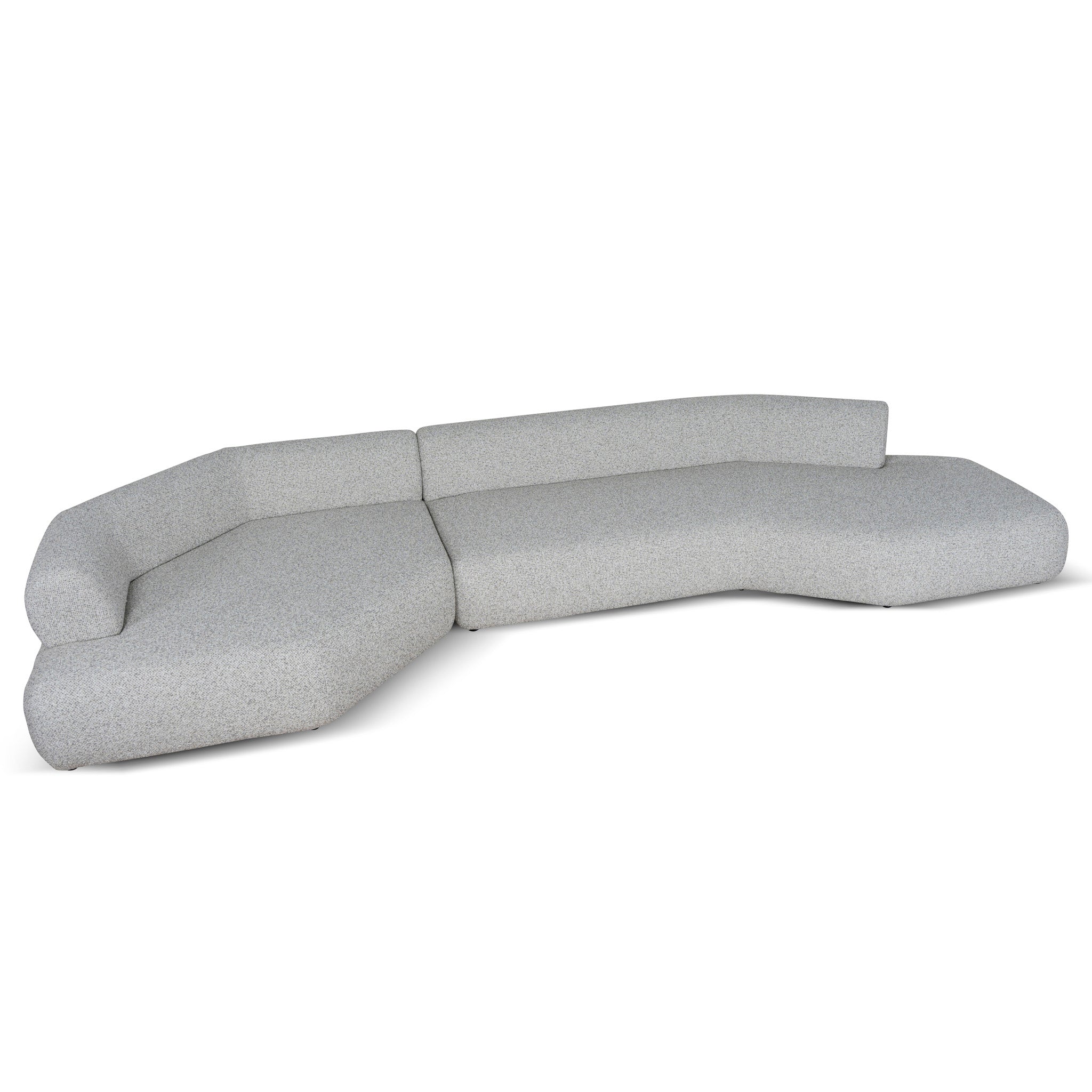 CLC10866-FS Right Chaise Corner Sofa - Noah Silver Lining
