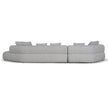 CLC10866-FS Right Chaise Corner Sofa - Noah Silver Lining