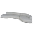 CLC10867-FS Left Chaise Corner Sofa - Noah Silver Lining